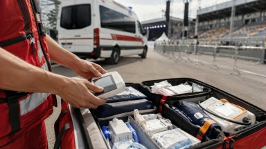 Дежурство скорой на мероприятиях в Новороссийске
