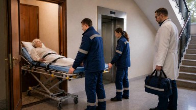 Транспортировка больных после выписки в Новороссийске