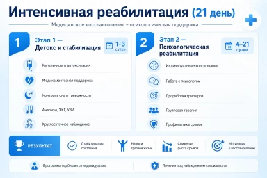 Реабилитация за 21 день в Новороссийске
